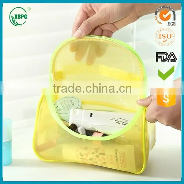 Custom design clear pvc shopping bag women handbag