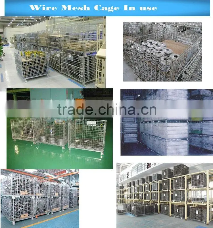 Heavy Duty Stackable Wire Mesh Cage