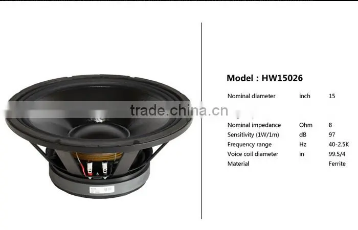 AQ215SUB, trade assurance, double 15 inch passive subwoofers