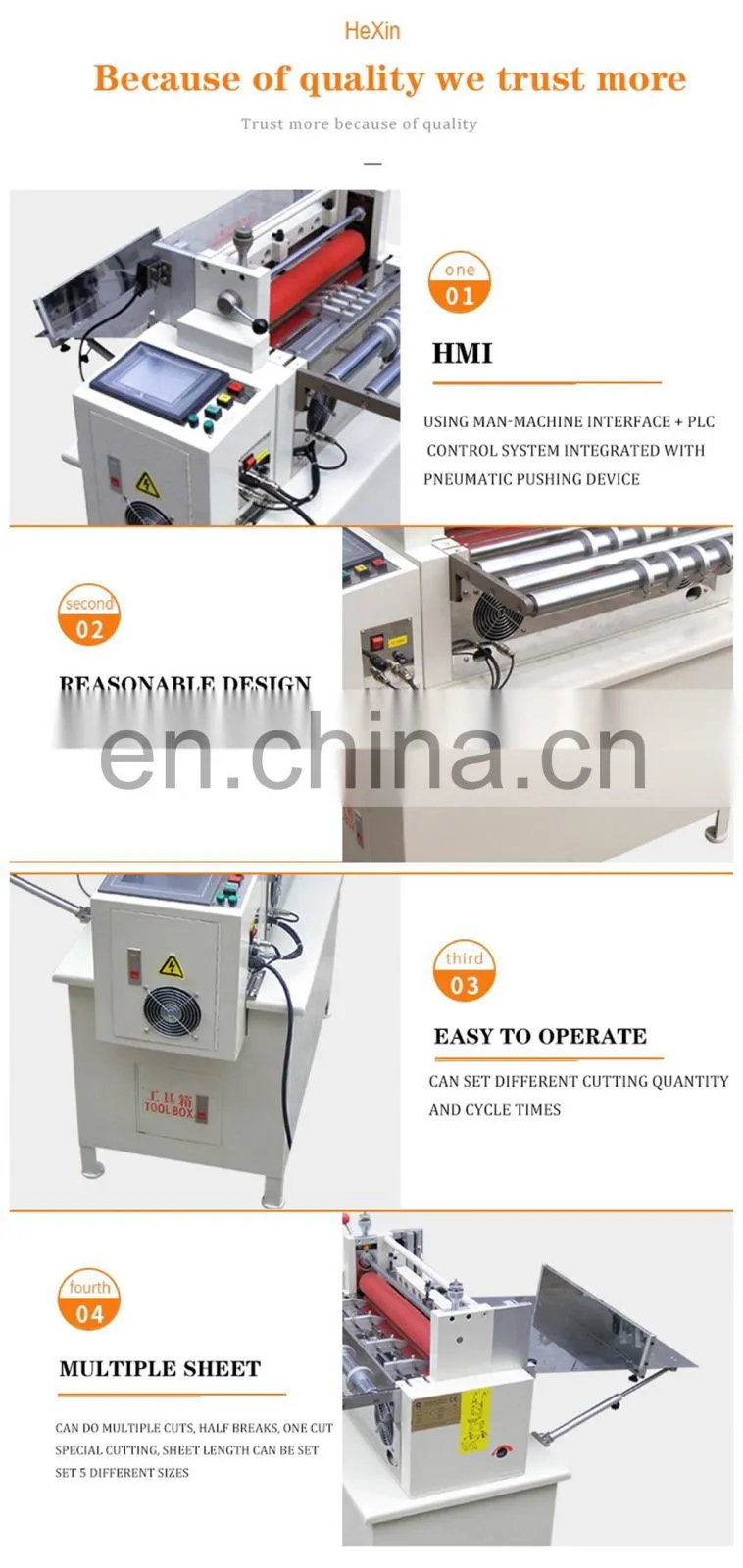 Can Be Customized Servo Motor Paper Guillotine cutting Machine