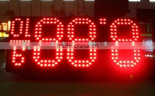 HOT Porducts 42 inch high brightness gas station no-7 segment LED digital price display board