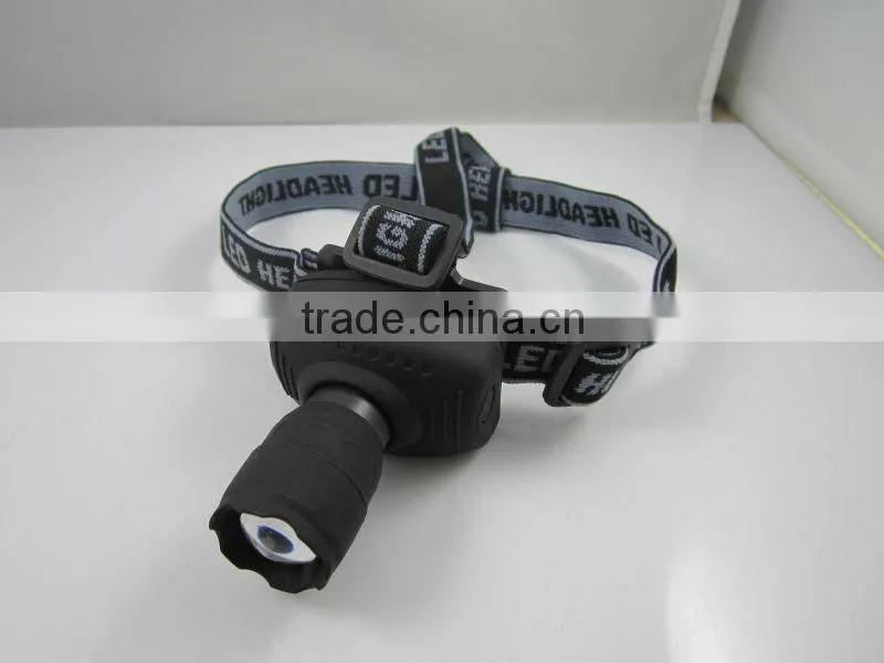 1W high power zoom headlamp