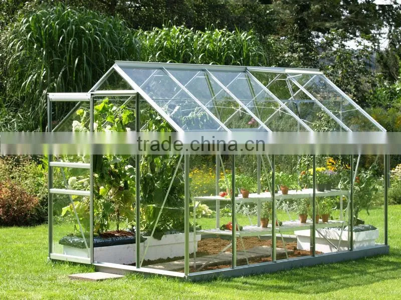 Alminium glass garden green house