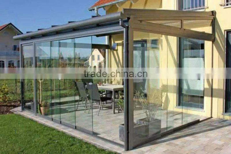 Wanjia good quality aluminum metal and glass greenhouse