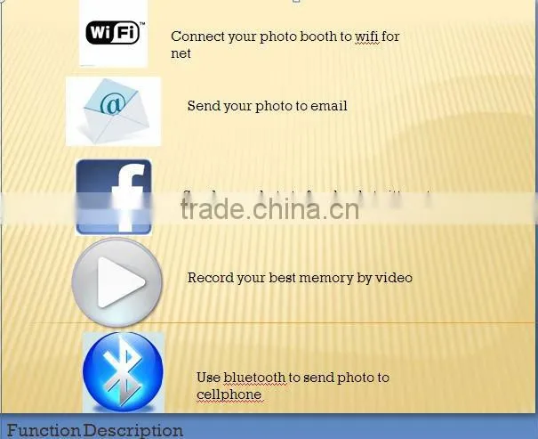 Instant Photo Booth Kiosk With 3D Software