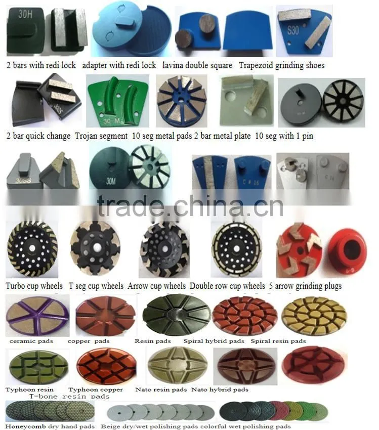 diamond floor polishing pads