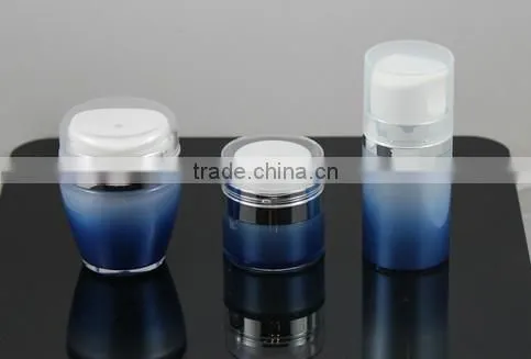 2015 Hot-sale High-grade 30G Acrylic Face Care Cream Airless Bottle with Acrylic Outer Bottle for Day Cream/ Night Cream