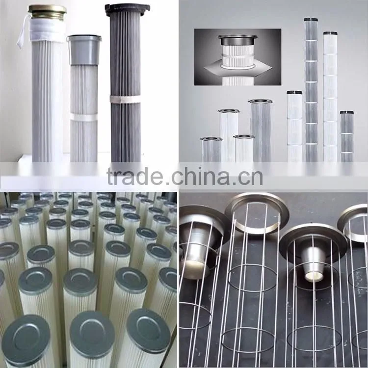 Industry High Temperature Resistant Anti-static Filter Cartridges For Dust Collector
