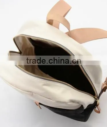 Europe fashion canvas laptop backpack school backpack