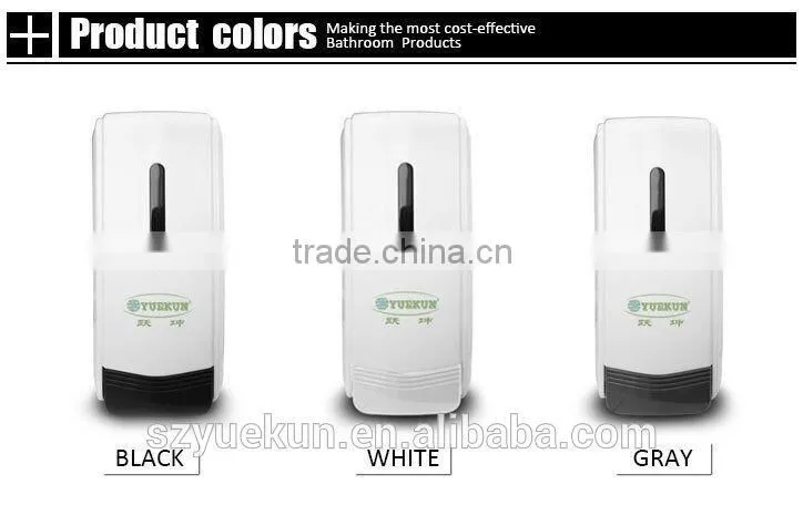 yuekun 1000ml foam antibacterial hand soap dispenser
