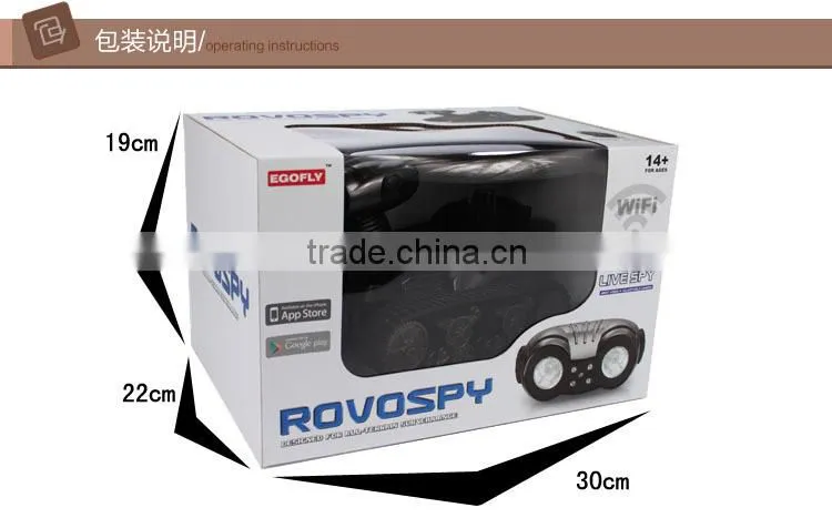 2014 Newest Spy Robot LT-728 Wifi Tank with camera Iphone/Ipad/Android Control Spy Tank