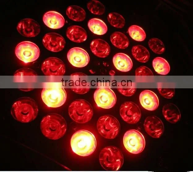 36x3w led par light stage led par light 7CH DMX512 high brightness RGB color mixing