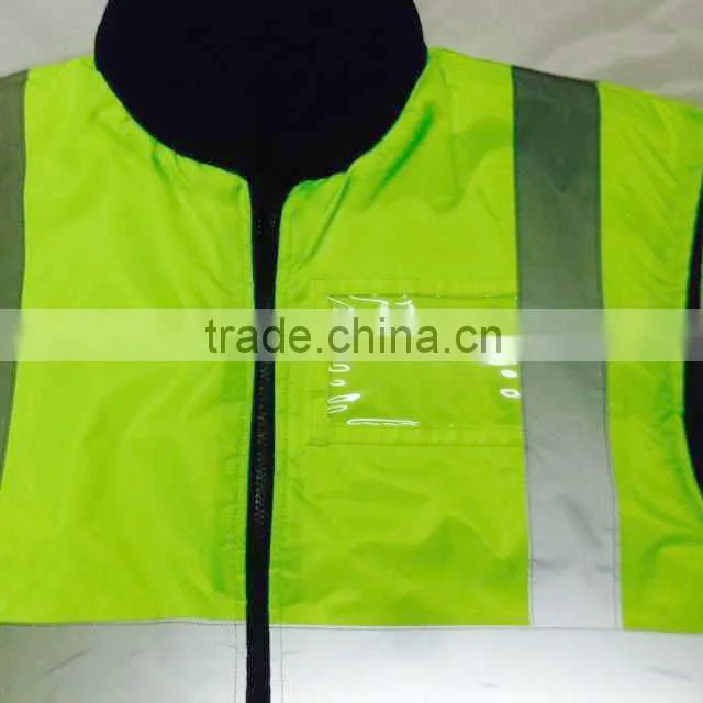 Work wear EN471 hi vis reversible body warmer
