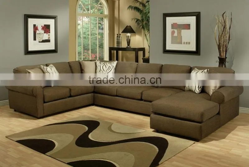 Big size living room sofa set with unique fabric cover KW9026