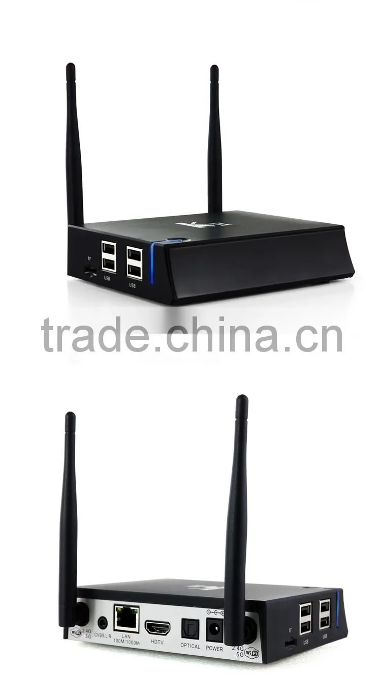 Amlogic aml s812 quad core CPU 2g ram android 4.4 tv box with HD-MI