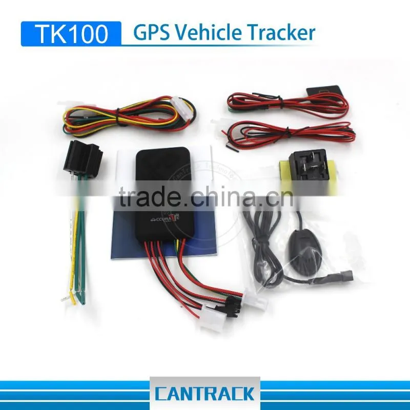 Bilateral calling function TK100 car gps tracker with factory price