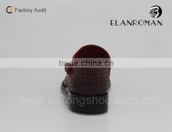 Woven leather wholesale spain shoes for men