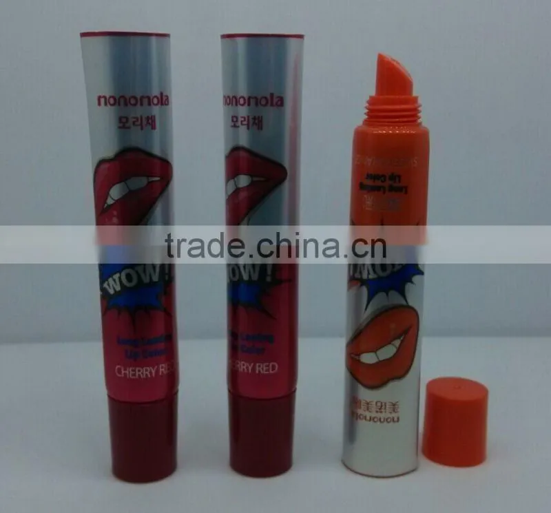 High Quality Aluminum Empty Lip Gloss Containers /Mini-type Aluminum Lip Gloss Tube