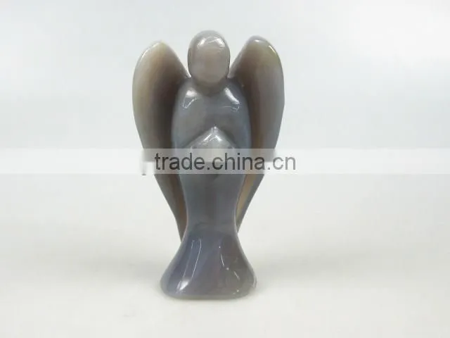 Wholesale AB grade gemstone angel sculptures for sale
