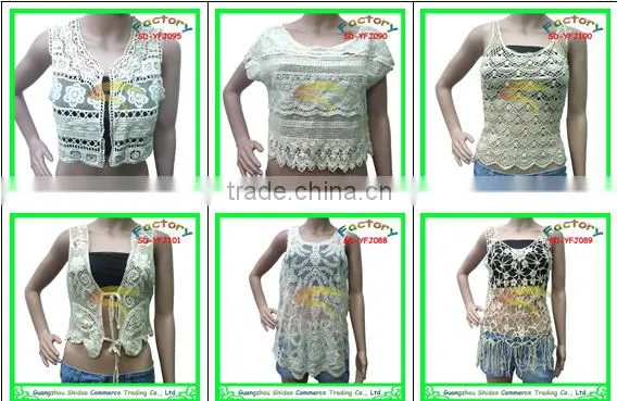 fashionable trendy high quality unique lace design women custom clothing