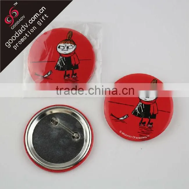 Any logo customized metal pin badge / we make custom metal badges / handbags metal logo badge