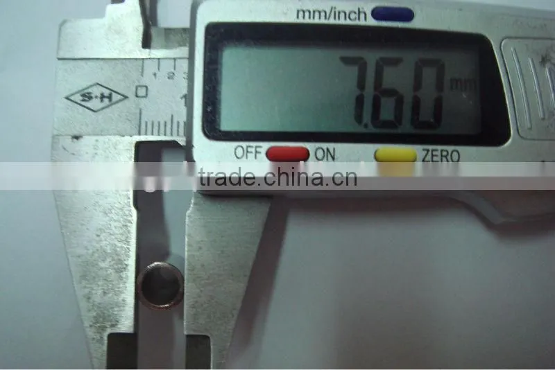 13.5mm*7.5mm metal zinc alloy hot selling stopper