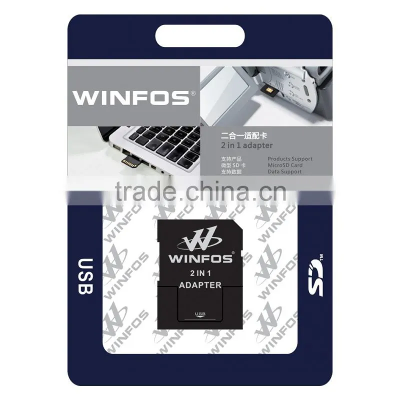 Micro memory sd card to sd card trio 3 in 1 adapter,micro memory sd reader,usb adapter.