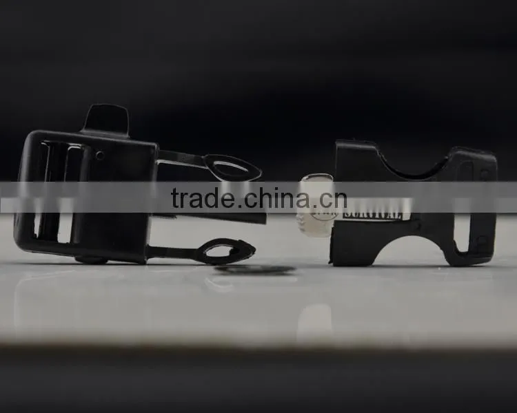 2016 new products china wholesale fire starter paracord buckle with logo