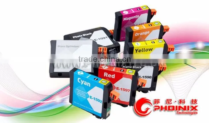 Printer Ink Cartridge Compatible for Epson T1590-T1599, for STYLUS PHOTO R2000