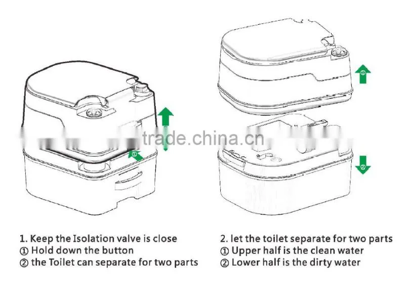 china manufacturer for wc toilet bathroom protable