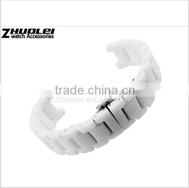 18*10/20*11/16*10/16*8mm high quality ceramic Watch bracelet with stainless steel buckle Wholesale 3PCS