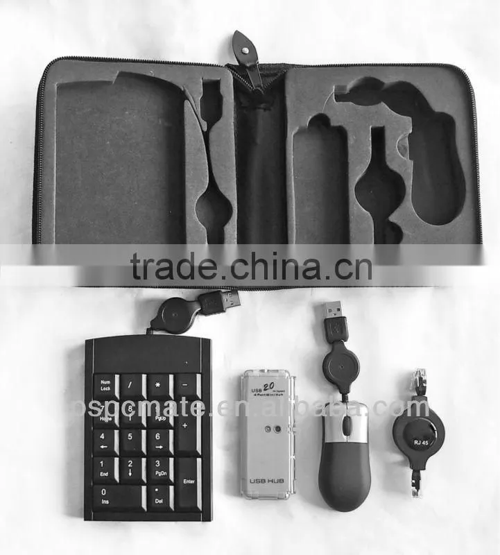 usb promotional gift set for protable computer travel tool kits