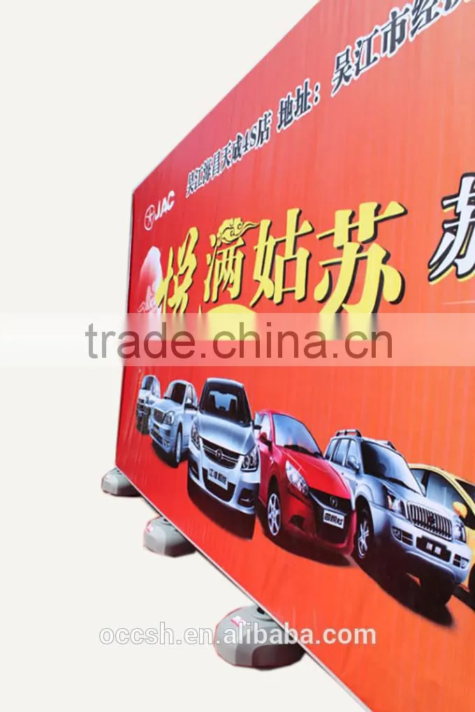 water based advertising display stand