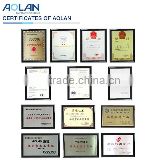 Aolan manufacturer fan air cooling pad for poultry farm / desert cooler pad