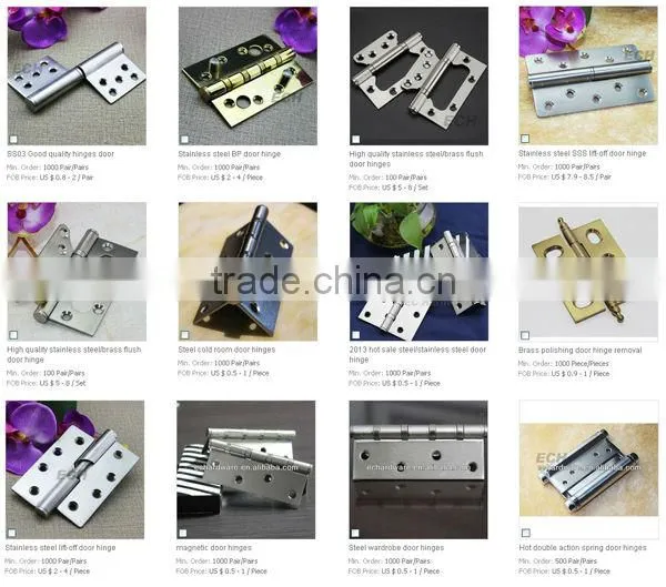 New design iron 270 degree hinge door