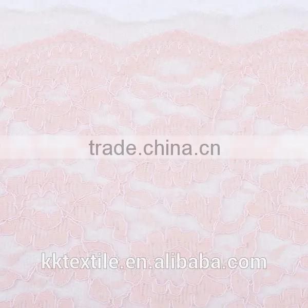 New arrival China supplier guipure lace fabric with 100% nylon mesh fabric