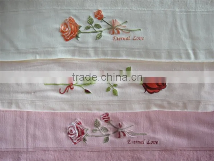 promotional gift used plain dyed roller 100% terry beach towel set SD-874
