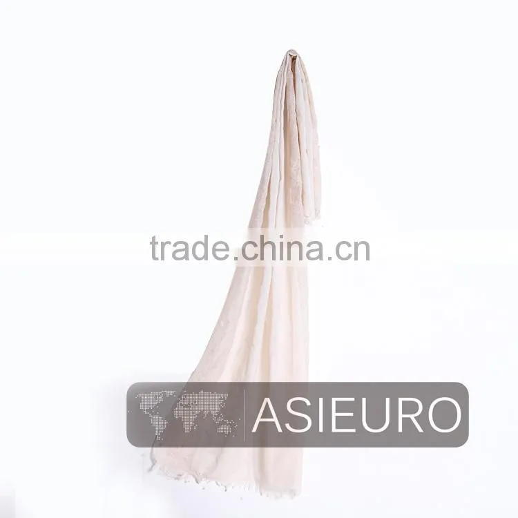 Yarn Dyed Fashion ladies Scarf with lurex Effect, BSCI and SEDEX Approve