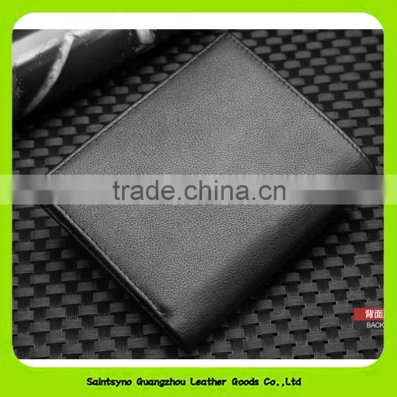 16389 wholesale classical top grain leather wallets for men personalized