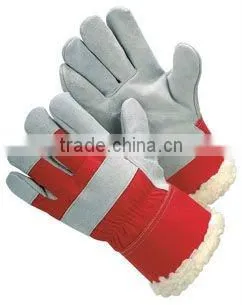 JS102CB Cow Split Leather Safety Winter Glove