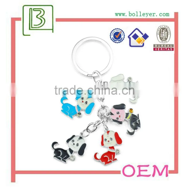 Gold Leather Keychain Holder For Wholesale