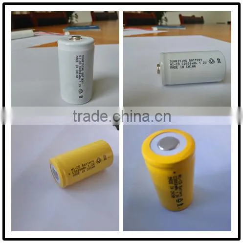 Ni-CD 1.2V 1700mAh rechargeable battery for