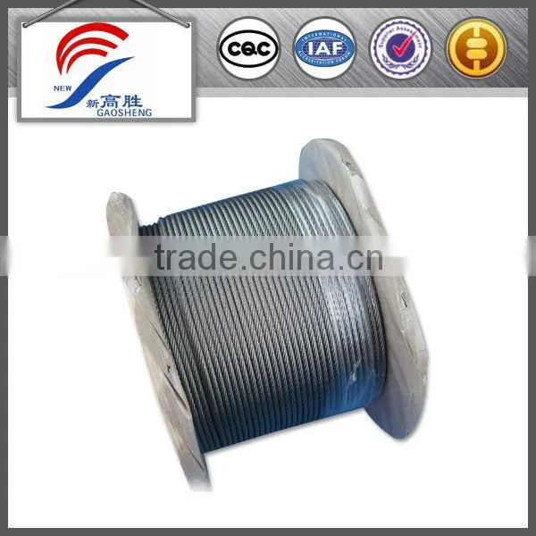 6x7 Braided Galvanised Wire Cable