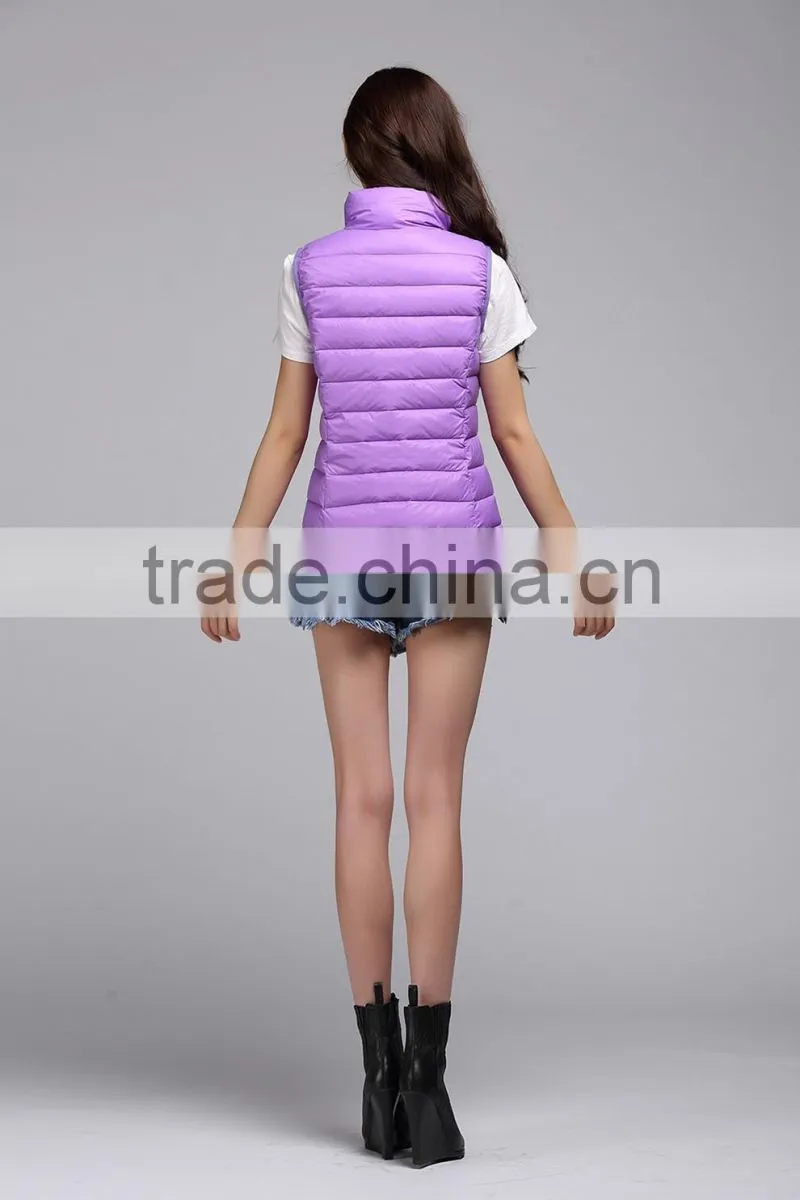 women's winter padded latest waistcoat for women Design