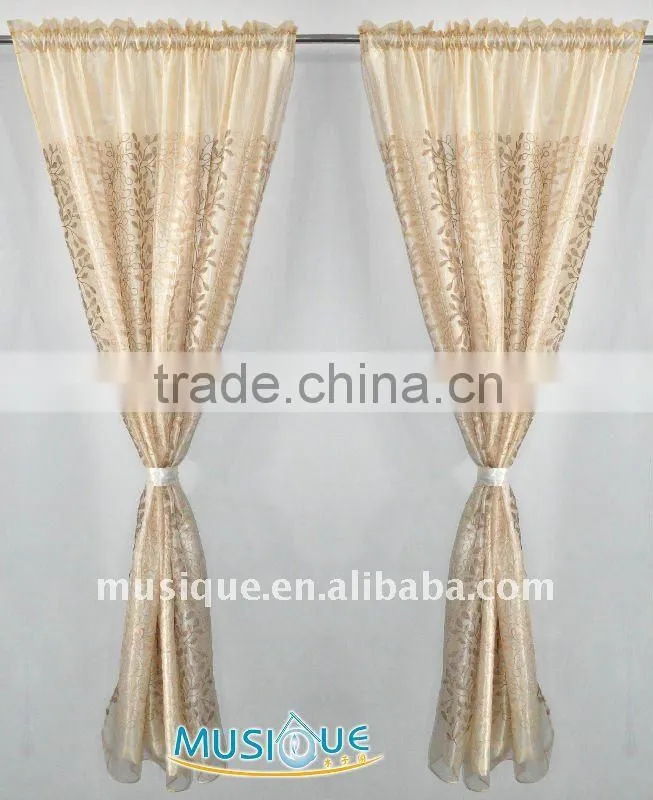 Curtain embrodiery design