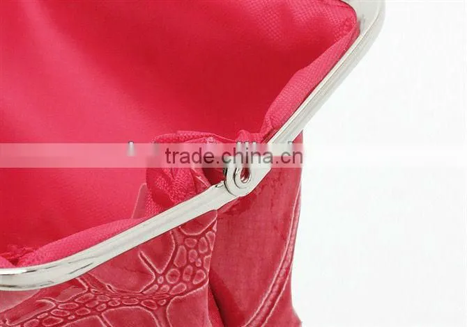 bags wholesale 2013 best reflective PU red wallet bags