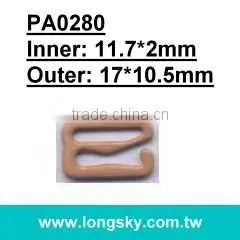 metal bra slide and bra strap hook and adjuster (PA0273/6.5mm inner)