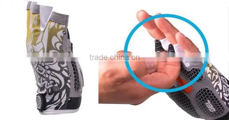 4 Colors 3D Gel Breathable Mountain Bike Summer Cycling Gloves Half Finger