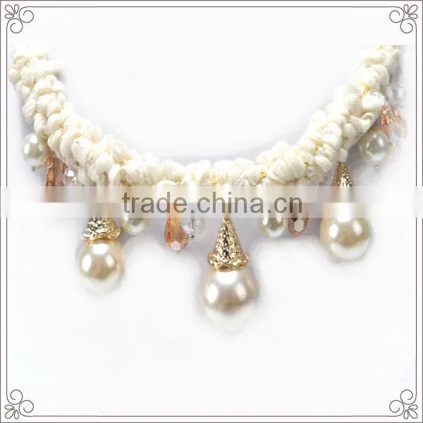 Metal Wire Half Open Round Shape Necklace With Charms Pendant