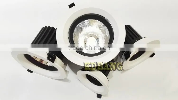 High brightness ceramic material led showroom lights for 30w COB